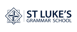 st lukes grammar school dark blue logo